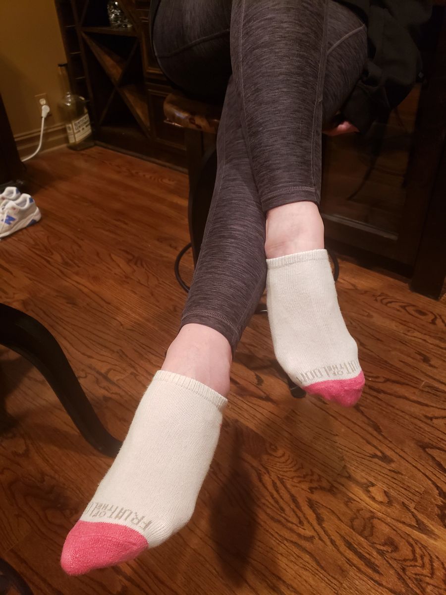 Pink Toe Socks